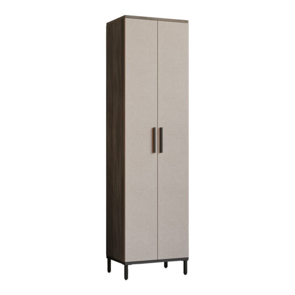 Cambi column cabinet in brown-anthracite shade 50x35.5x183.6cm
