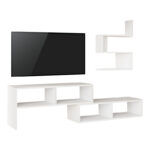Kakomo living room set in white shade 170x29.5x43cm
