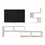 Kakomo living room set in white shade 170x29.5x43cm - Image 4