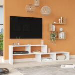 Kakomo living room set in white-natural shade 170x29.5x43cm - Слика 2