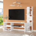 Perla living room set in white 120x29.5x41.8cm - Слика 2