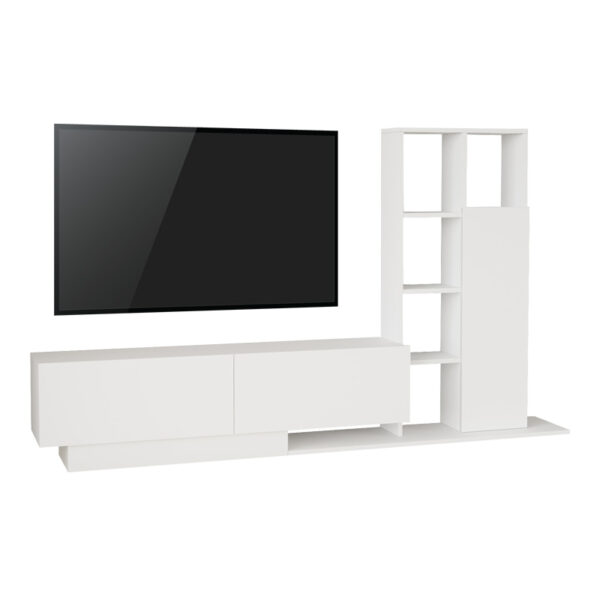 Damon living room set in white 211.2x29.5x123.6cm