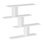 Zaka wall shelf in white shade 98.7x14.5x78cm