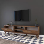 Tv unit Sabian in walnut 180x35x48,5cm - Слика 3