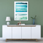 Buffet Rafaelo walnut-white 180x45x78,5cm - Слика 4