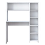 Desk with libradry Janson white 113x40x142cm - Слика 5