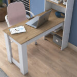 Work desk-shelf unit Pawl walnut 120x53.8x153.5cm - Слика 3