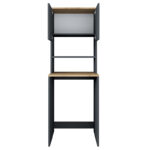 Laundry cabinet Rasmus anthracite-natural 65x60x183.6cm - Image 5