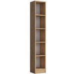 Полица за книги Голди орев-бела 30x25x170 см