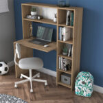 Work desk-bookcase Janson sonoma 113x40x142cm - Слика 2