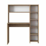 Work desk-bookcase Janson sonoma 113x40x142cm - Слика 3