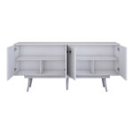 Buffet Salonde white melamine-white pp leg 180x40x82.6cm - Слика 5