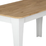 Table Kaily in white-natural melamine 140x70x73.8cm - Image 5