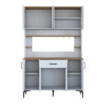 Buffet with shelf Cordie white melamine 120x40x184.2cm - Слика 4