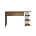 Work desk Lanuta in walnut-white shade 120x45x73.8cm - Слика 3