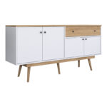 Бифе Сатава pp во бела-орев боја 180x45x87.60 см