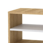 Nightstand Mason sonoma-white 40x32x40cm - Слика 2