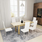 Dining table Quiin expandable sonoma 120-174x70x73.5cm - Слика 3