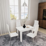 Dining table Celeste white table 100x60x73.5cm - Слика 2