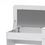 Dressing table with mirror Jadore white 116.5x40x81.5cm - Слика 2