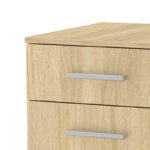 Wheeled chest of drawers Luke sonoma 40x48.5x53.5cm - Image 2