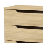 Chest of 4 drawers Azenor sonoma 72x38x83cm - Слика 2