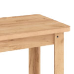 Dining table Celeste melamine in oak color 100x60x73.5cm - Слика 4