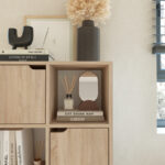 Bookcase Bookel in sonoma color 59.5x27.5x89cm - Image 4