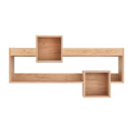 Wall Shelf Shellie in oak color 120x28x65cm - Image 3
