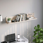 Wall shelf Drowel in sorona color 130x21.6x20cm - Image 2