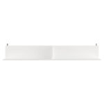 Wall shelf Drowel in white color 130x21.6x20cm - Image 3