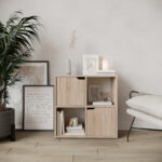 Bookcase Bookel in sonoma color 59.6x27.5x60.4cm - Image 2