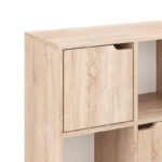 Bookcase Bookel in sonoma color 59.6x27.5x60.4cm - Image 4