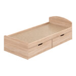 Regan bed with drawers in oak shade 90x200cm - Image 3