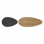 Coffee table Monty oak-black marble 116x46x46cm - Слика 4