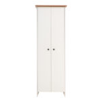 Cabinet-column Aries 18 pairs in white-walnut color  58x38x180cm - Image 2