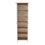 Cabinet-column Aries 18 pairs in white-walnut color  58x38x180cm - Image 4
