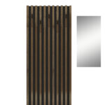 Entrance furniture Arika white-sonoma 100x37x199.5cm - Image 3