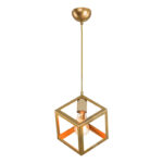 Ceiling light Deepora E27 golden D20x70cm - Слика 2