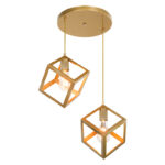 Ceiling light Deepora E27 golden 30x65x80cm - Слика 2
