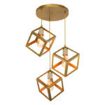 Ceiling light Deepora E27 golden 30x80x80cm - Слика 2