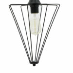 Ceiling light Saway E27 black 30x30x80cm - Image 3