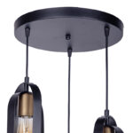 Tahmno three-light ceiling lamp black 30x3x31cm - Слика 3