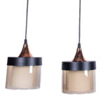 Four-light ceiling lamp Tigly black metal 80x20x60cm - Слика 2