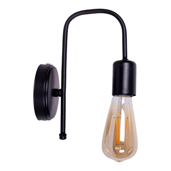 Habni wall lamp-wall light black metal 20x20x25cm
