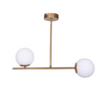 Таванска светилка Опедро златна метална 60x30x40 см