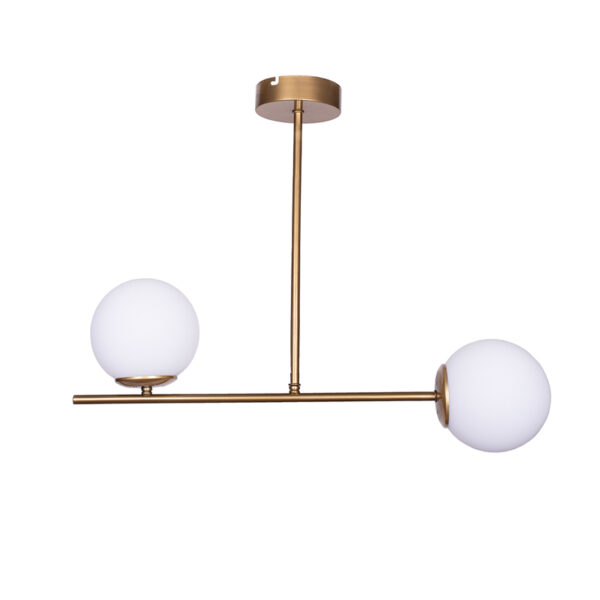 Ceiling light Opedro gold metal 60x30x40cm