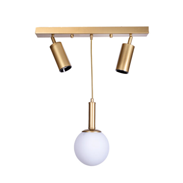 Ceiling light Barten E27 gold metal 45x30x45cm