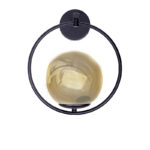 Wall lamp Blento E27 black metal D20x20cm