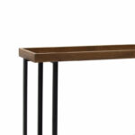 Console Nolan walnut-black 140x30x85cm - Image 2